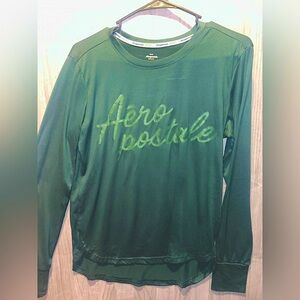 Aeropostale Dark Green Logo Top